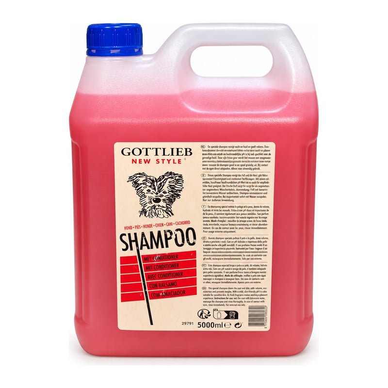 Lot shampoing animaux 5 L – bidons professionnels – sans marque communiquée