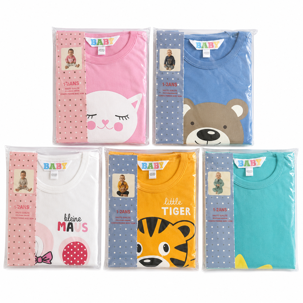Lot textile mixte – 2 500 pièces (pyjamas, lounge, robes, écharpes, pulls de Noël) – sans marque communiquée