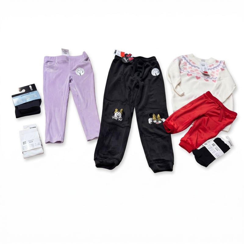 Lot vêtements enfants hiver – box mixte 600 pièces – sans marque communiquée