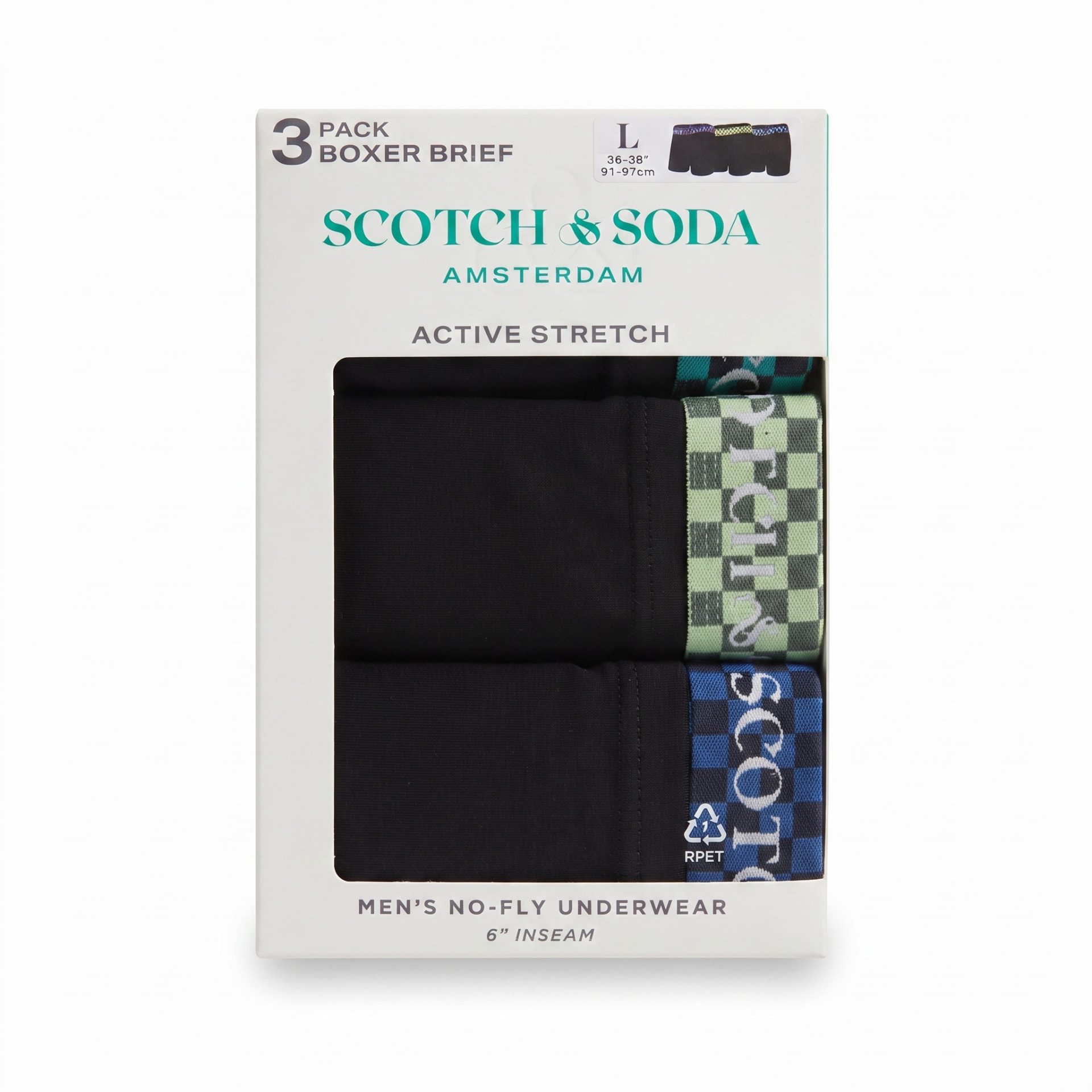 Lot de déstockage Textile — Boxers Scotch & Soda – pack de 3 (L et XL), Sur demande — photo 2