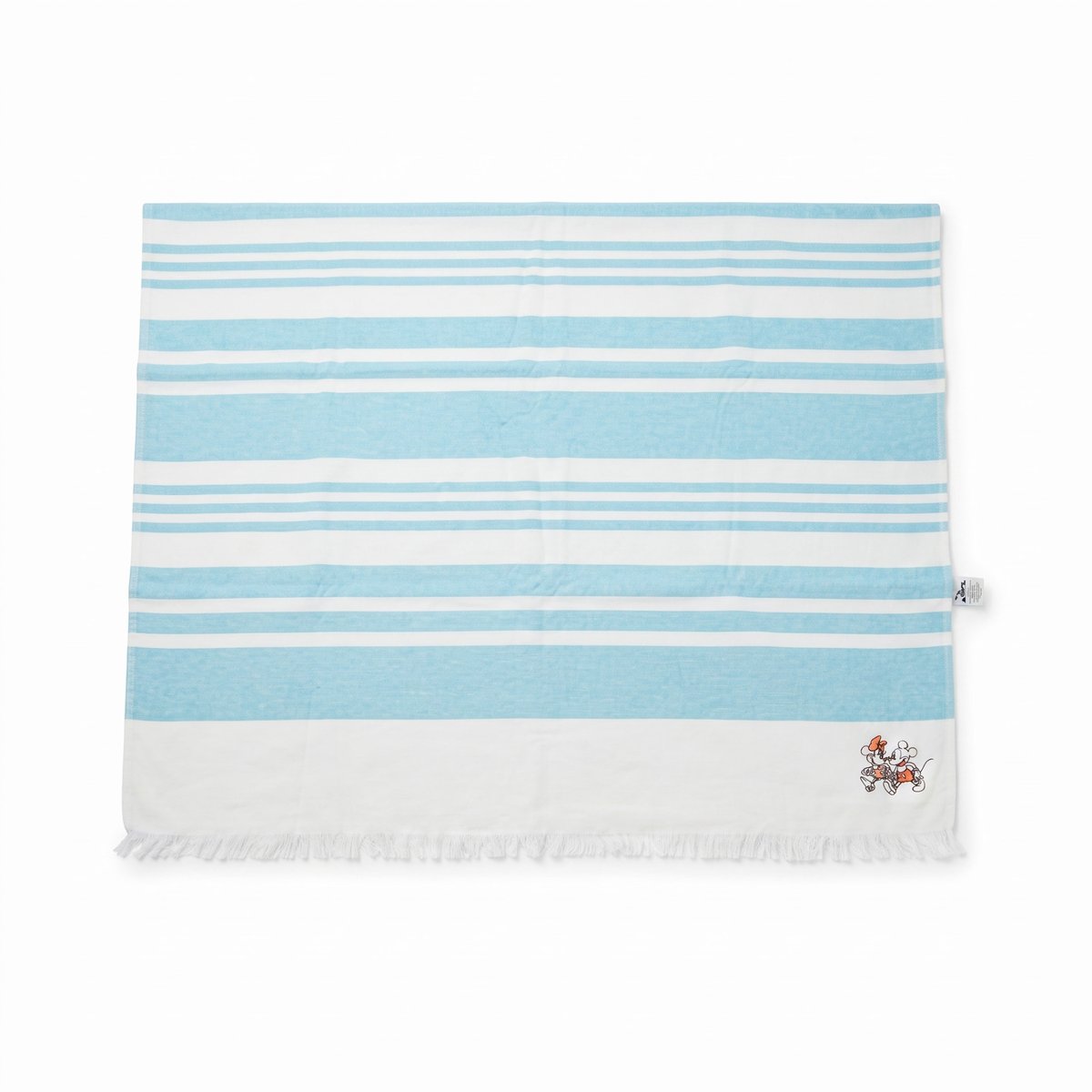 Fouta / serviette de plage rayée – sans marque communiquée