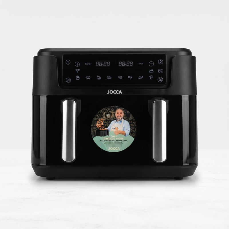 Friteuse à air chaud Jocca 10 L double panier – Jocca