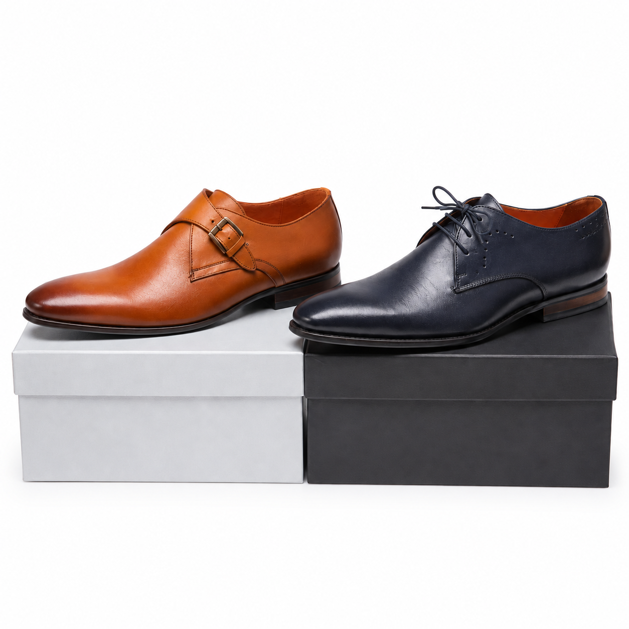 Lot chaussures classiques premium – cuir homme – sans marque communiquée