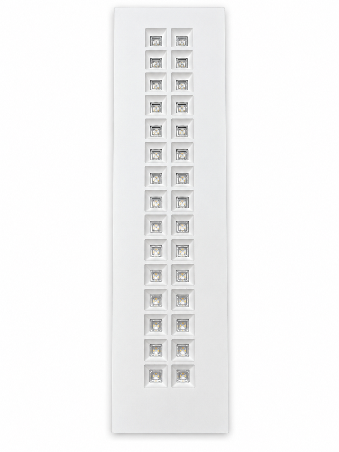 Lot 28 luminaires LED encastrés Zumtobel MIREL-L LAY 3800 – 4000 K, optique à lentilles, 133 x 30 cm – Zumtobel
