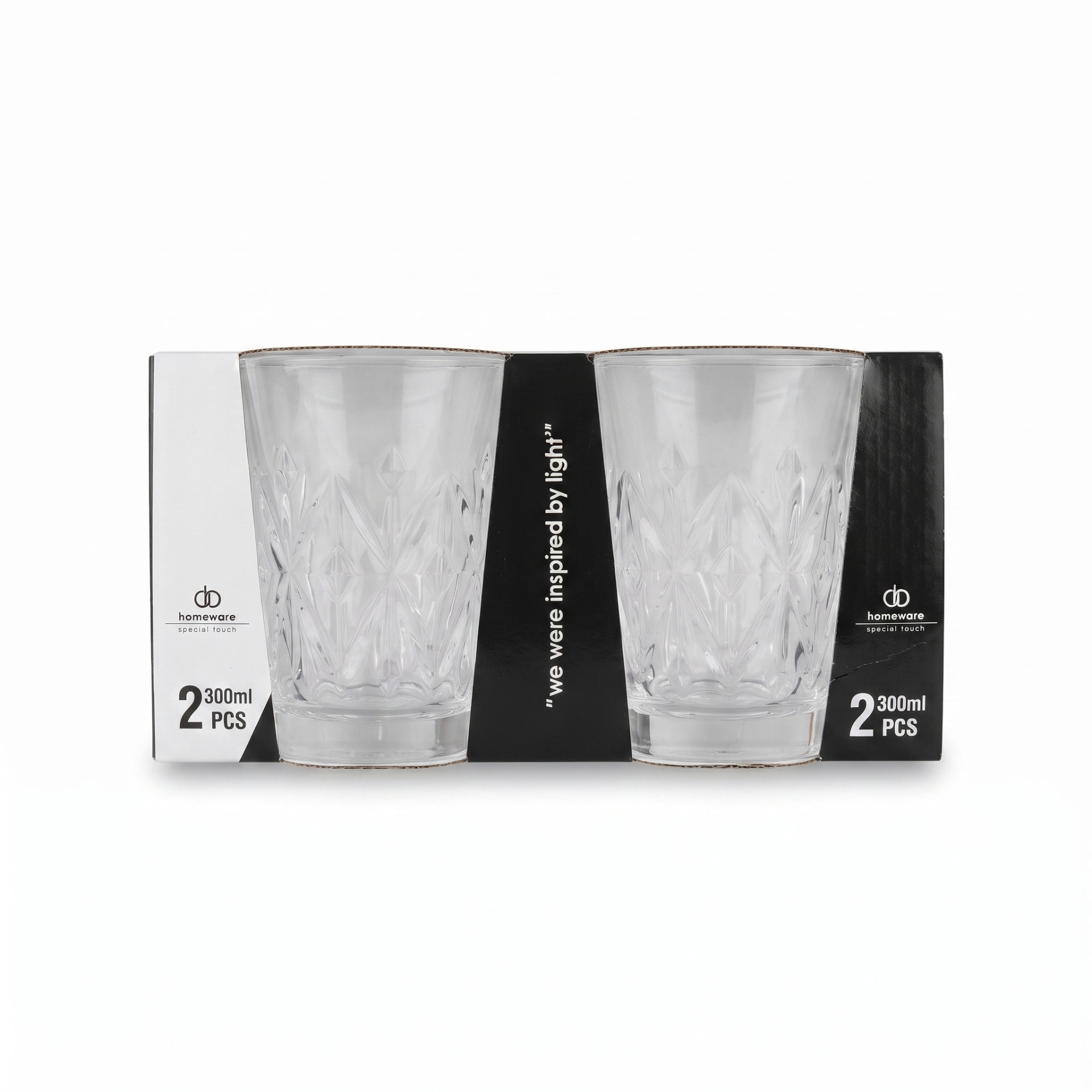 Lot de déstockage Maison — Verres à eau Morena Tumbler – lot de 2 × 300 ml, Sur demande — photo 1