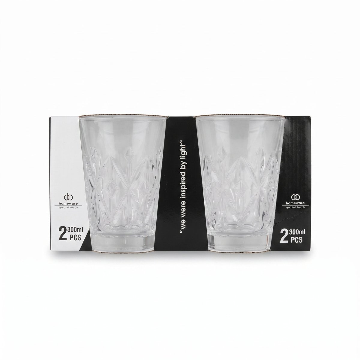 Verres à eau Morena Tumbler – lot de 2 × 300 ml – Homeware