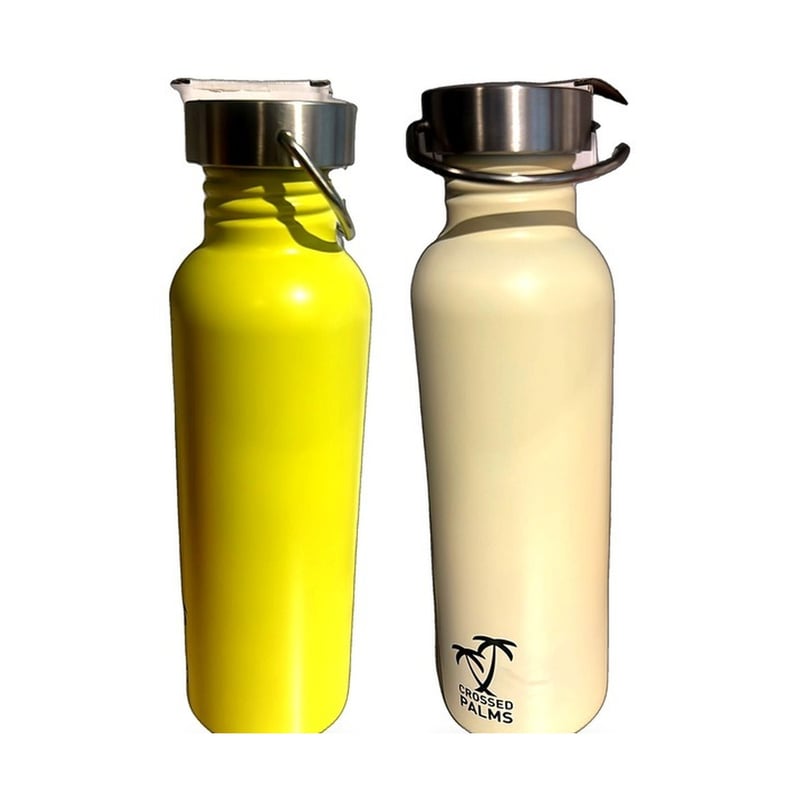 Lot bouteilles isothermes inox – plusieurs coloris – sans marque communiquée