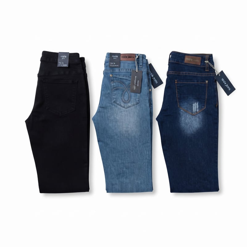 Lot jeans femme Rosie Jeans – 1 100 pièces en 3 box, vente par box possible – Rosie