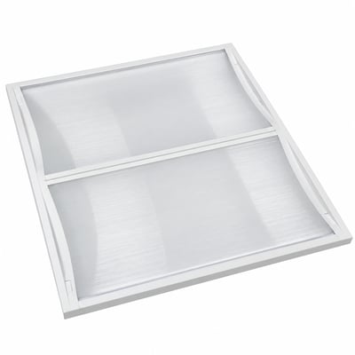Lot 16 dalles LED encastrables 60 x 60 cm – 3 100 lm, blanc neutre 4000 K, optique vague