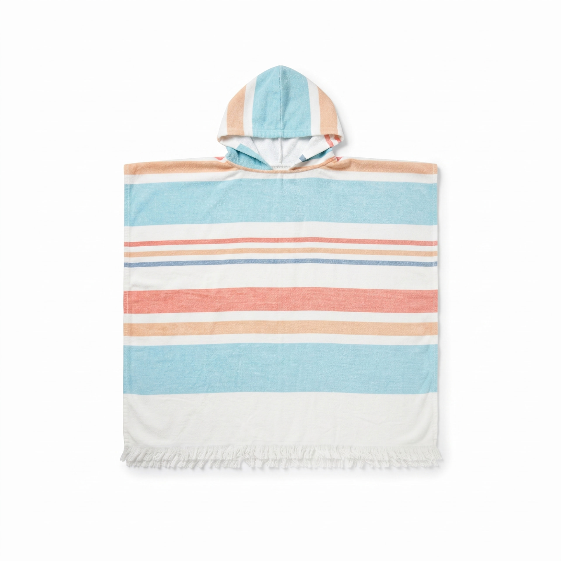 Lot de déstockage Maison — Poncho de plage à capuche, éponge rayée, 420 pièces — photo 1