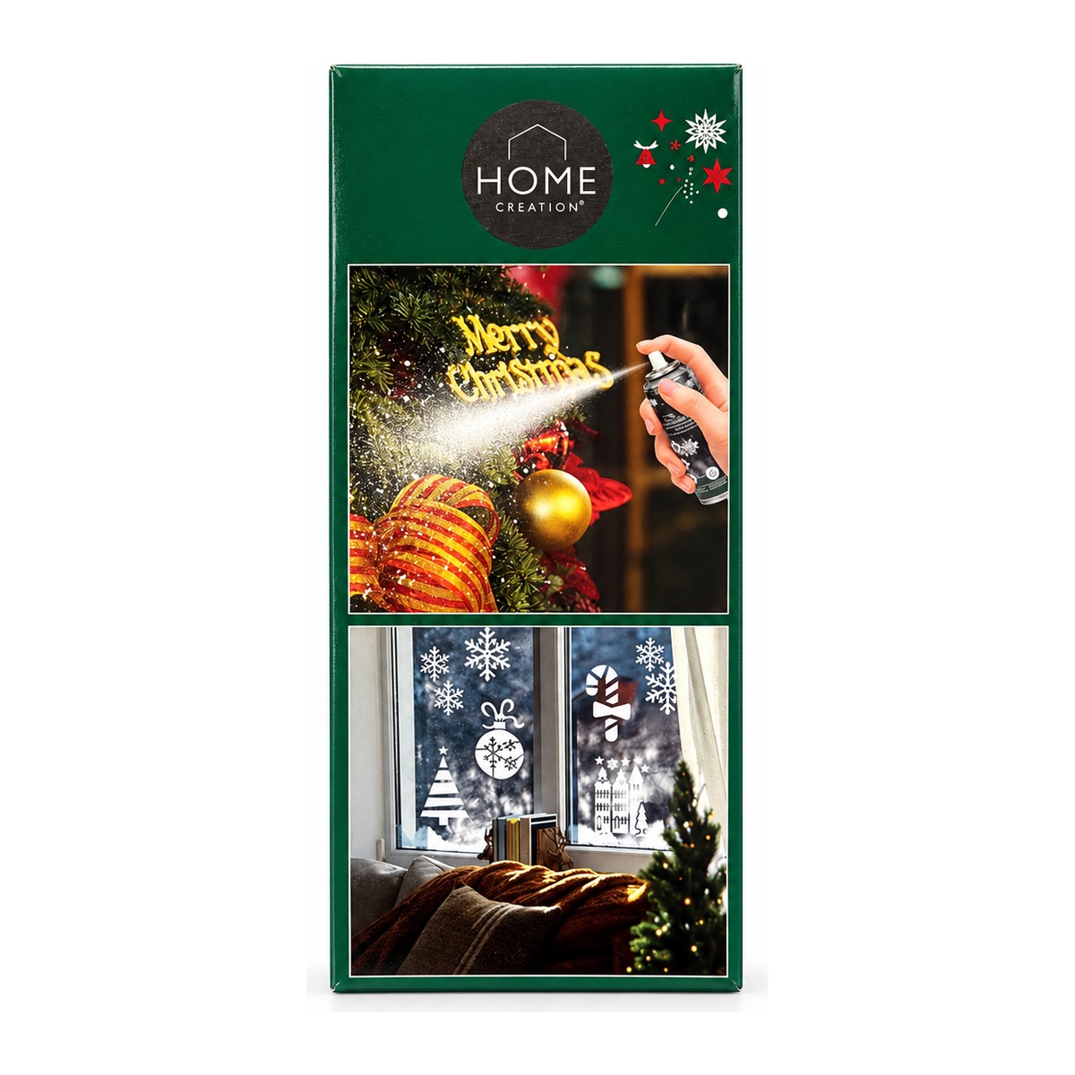 Lot stickers vitrine de Noël – décoration de fenêtre – sans marque communiquée